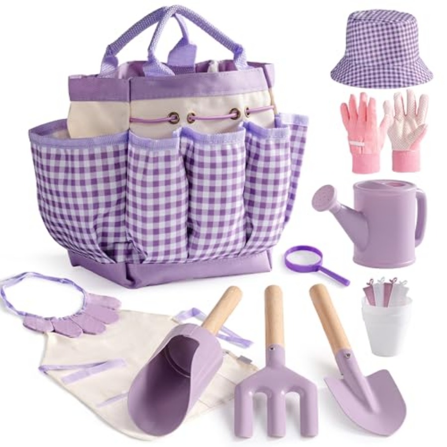 Gardening Tools For Toddlers - Gardening Set, 17PCS Toddler Gardening Tools,