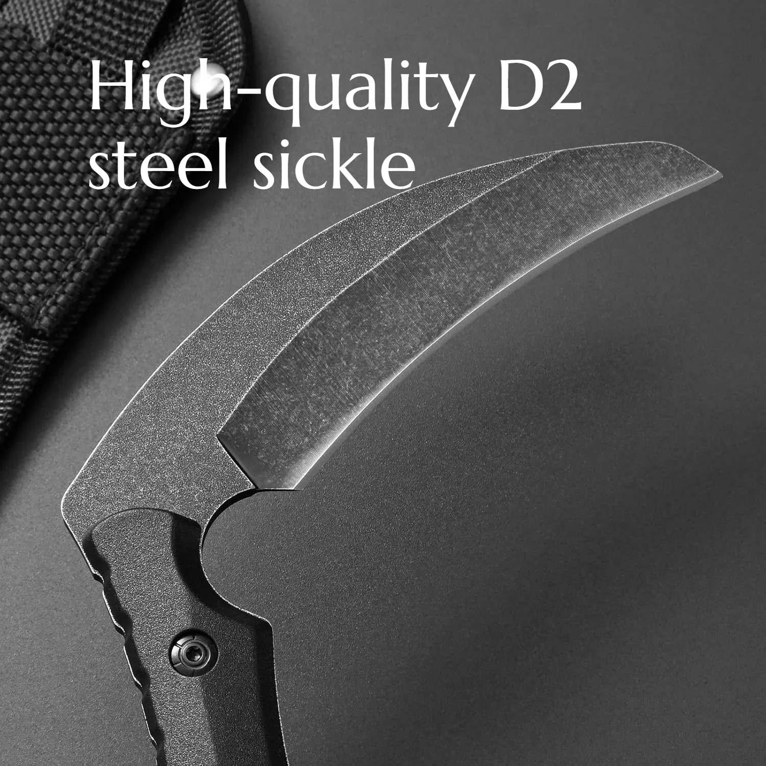 Gardening Tools High Quality - High-quality D2 Steel Multi-functional Tactical Sickle