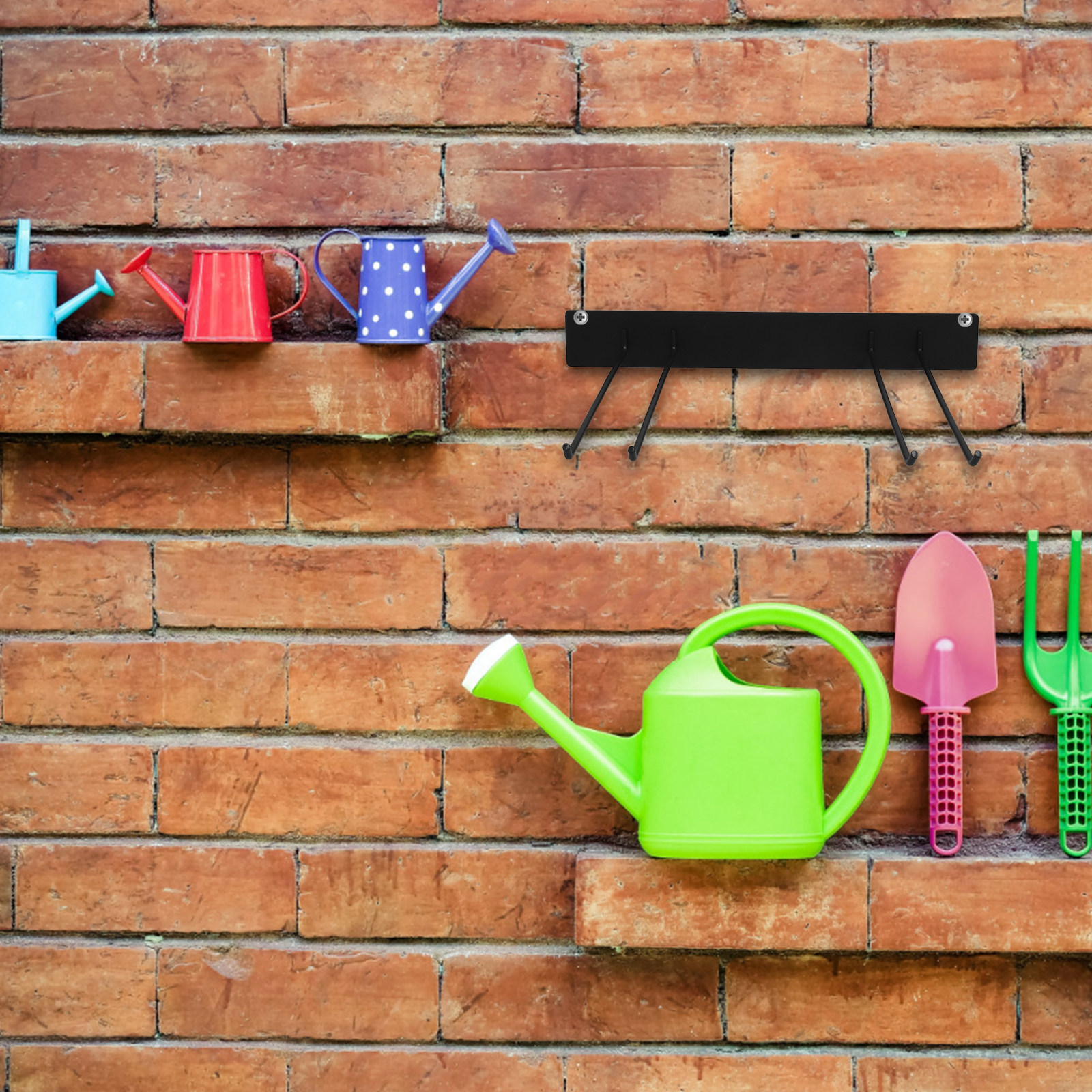 Gardening Tools Shovel - Sturdy Iron Wall Mount Tool Organizer