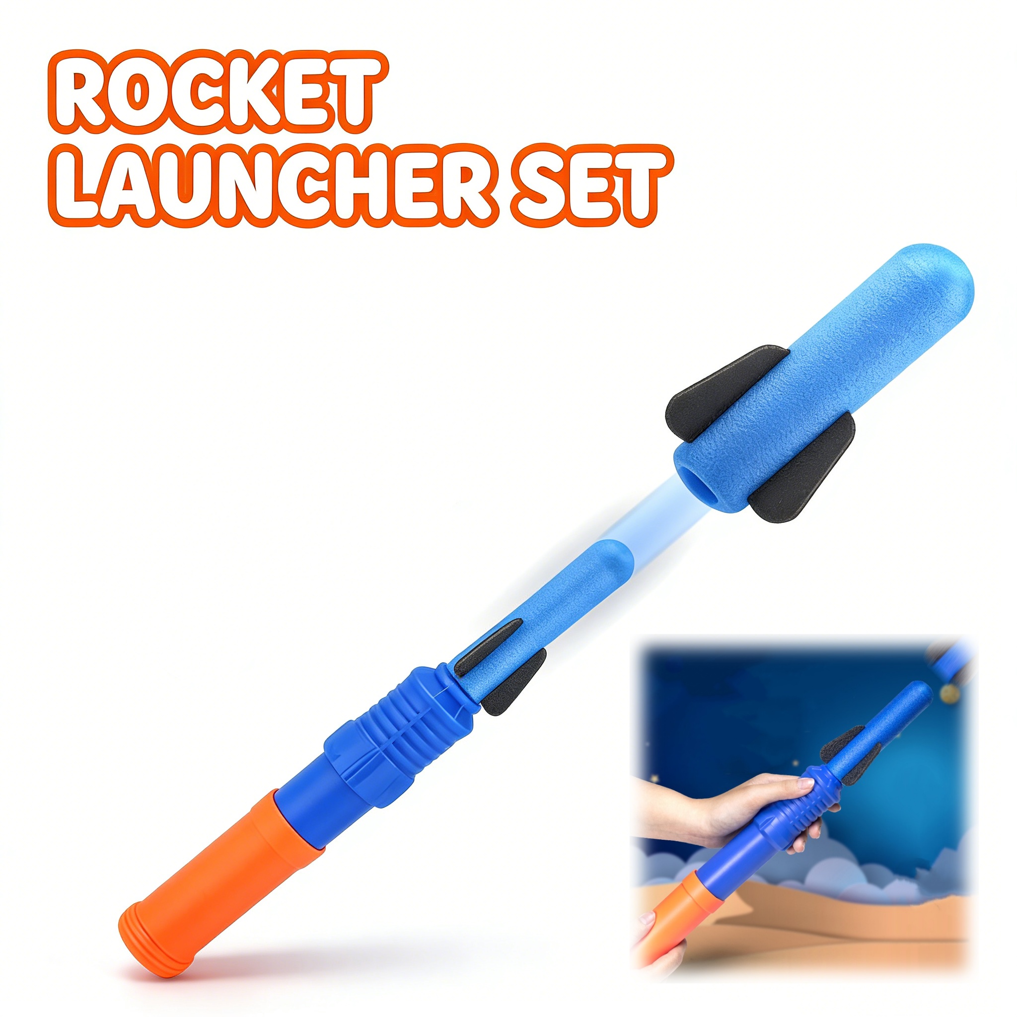 Gardening Tools Kids Set - 3/7pcs Funny Hand-Propelled Rocket Launcher Toy
