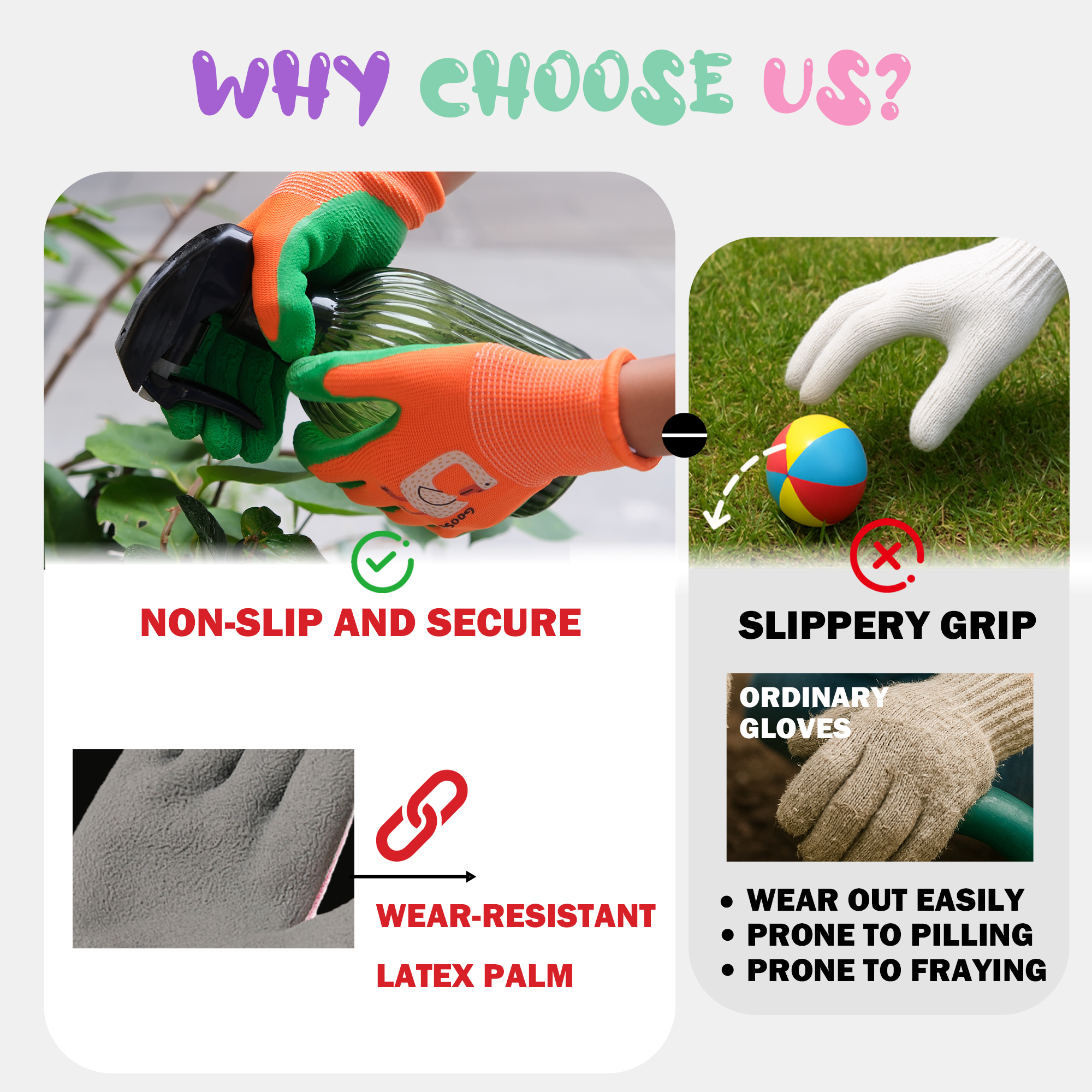 4 Pairs Kids Gardening Gloves  - Gardening Tools For Toddlers recension och pris