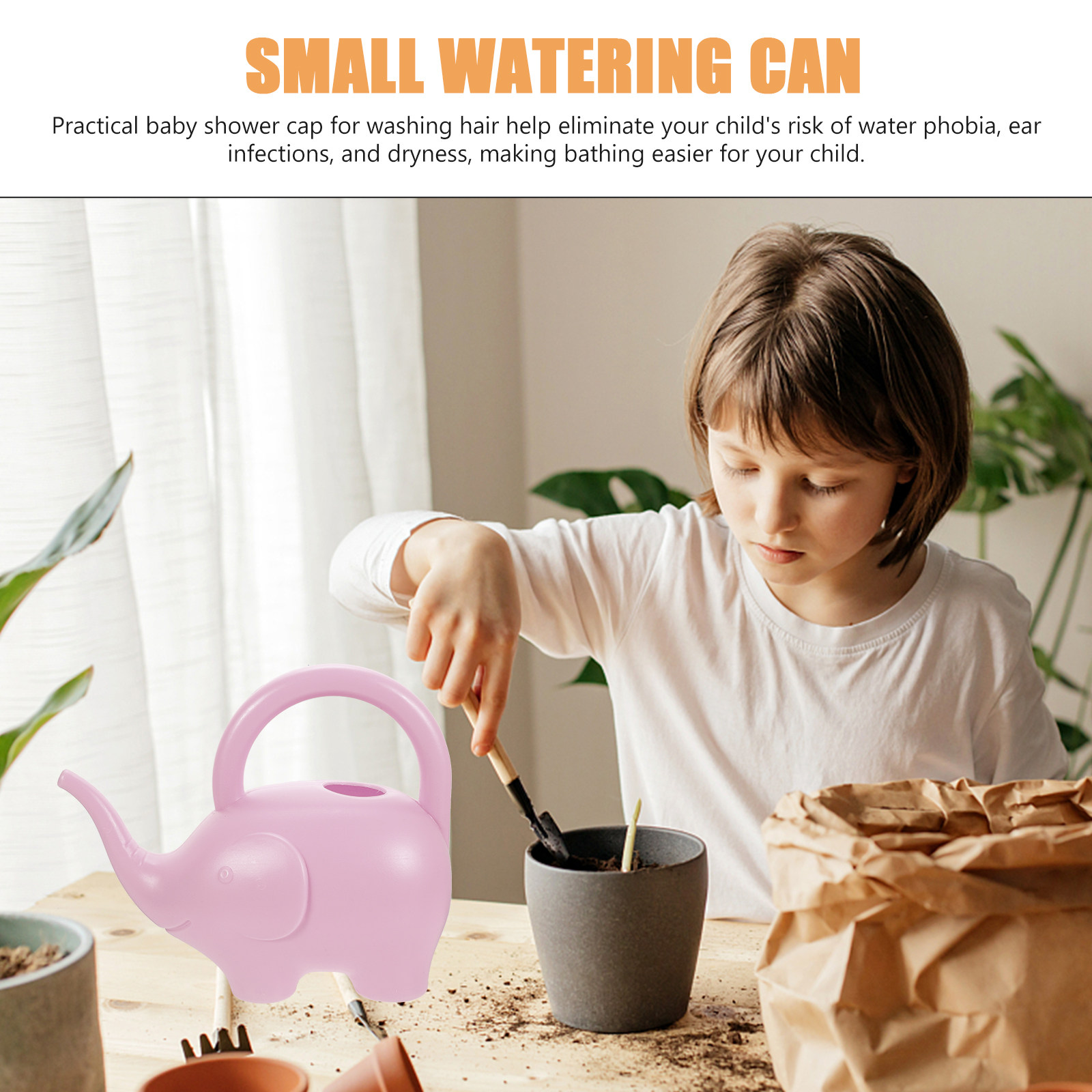 2Pcs Candy Color Cartoon Water - Gardening Tools For Toddlers recension och pris