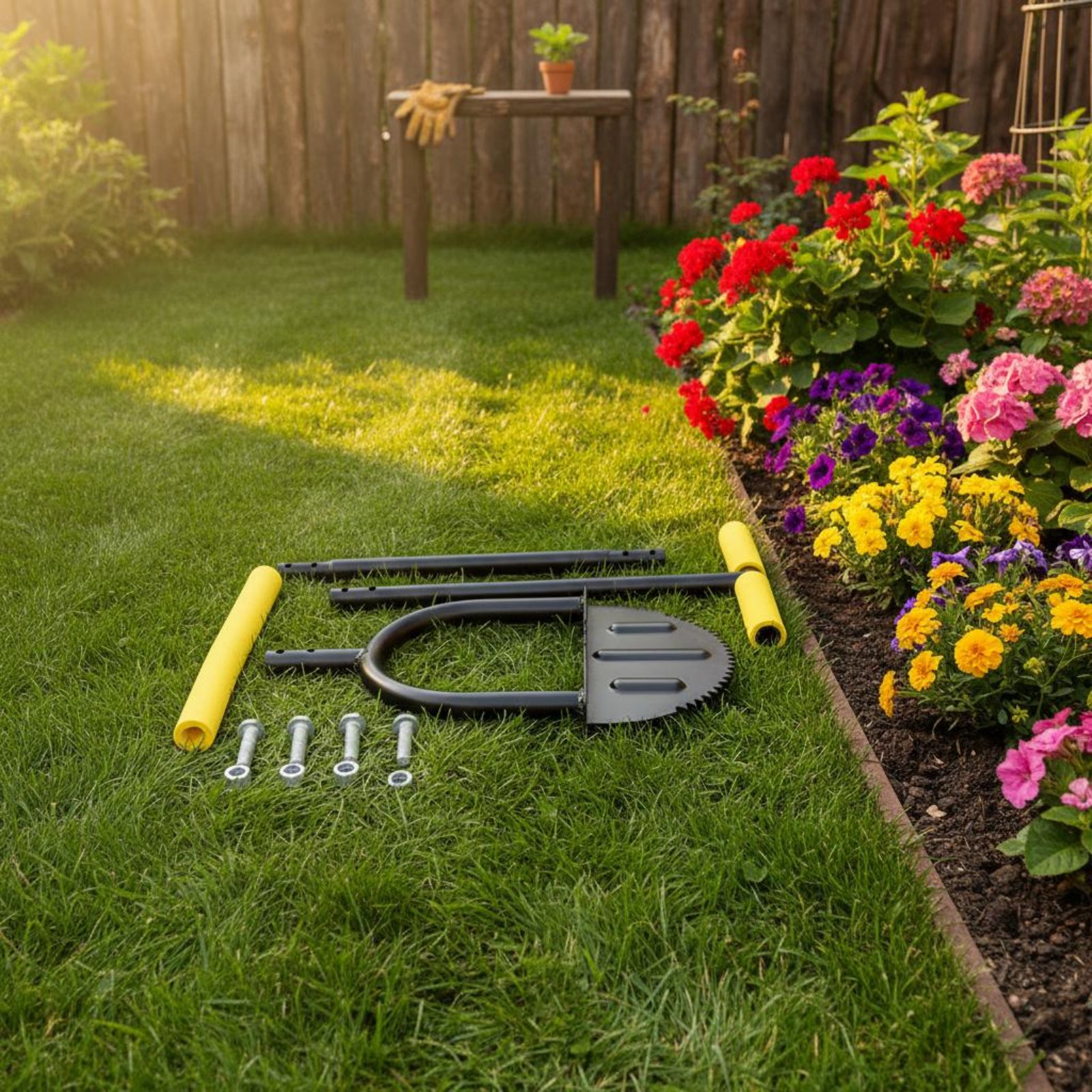 Half Moon Edger Wide Foot Peda - Gardening Tools Shovel recension och pris