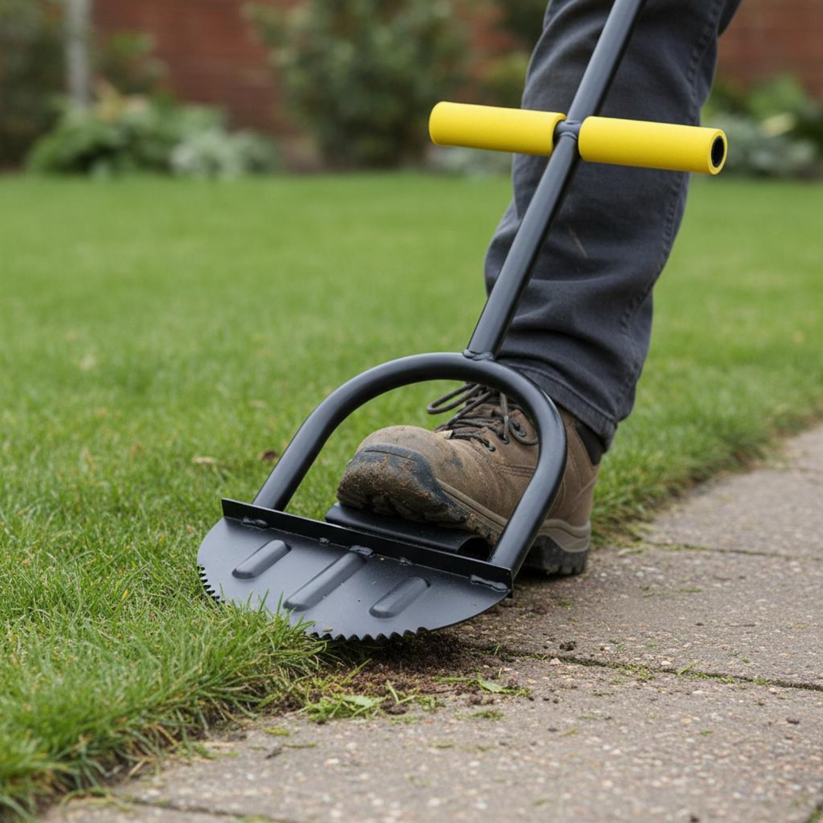 Half Moon Edger Wide Foot Peda - Gardening Tools Shovel recension och pris