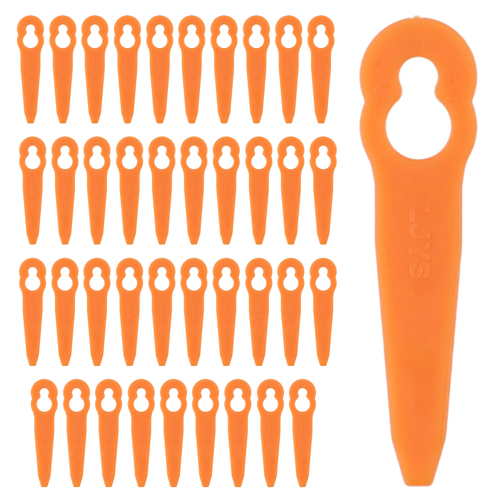 40pcs Plastic Lawn Mower Blade - Gardening Tools High Quality recension och pris