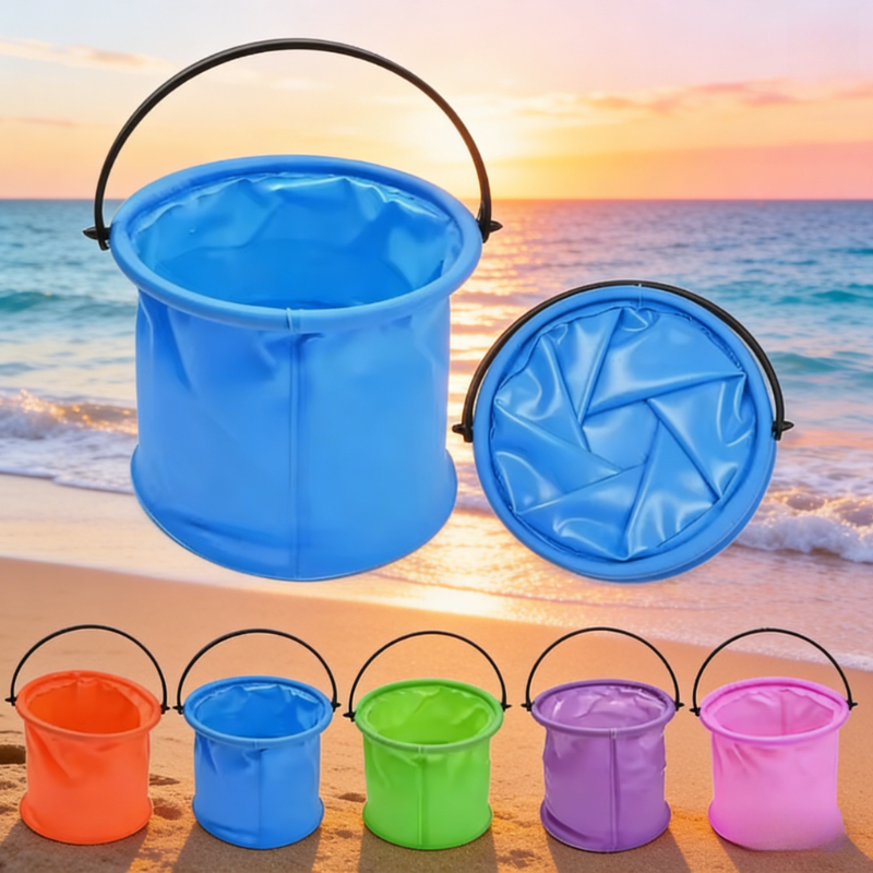 Beach Sand Bucket Toy  Collaps - Gardening Tools For Toddlers recension och pris