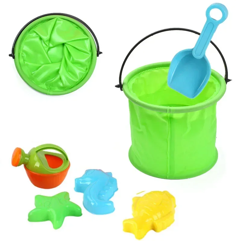 Beach Sand Bucket Toy  Collaps - Gardening Tools For Toddlers recension och pris