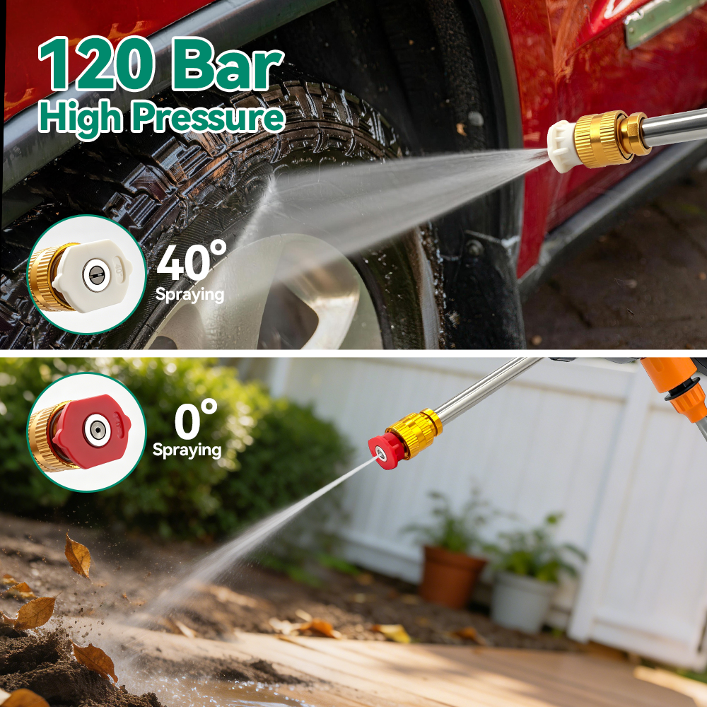 300W Car Washer Gun 120 Bar El - Gardening Tools Types recension och pris