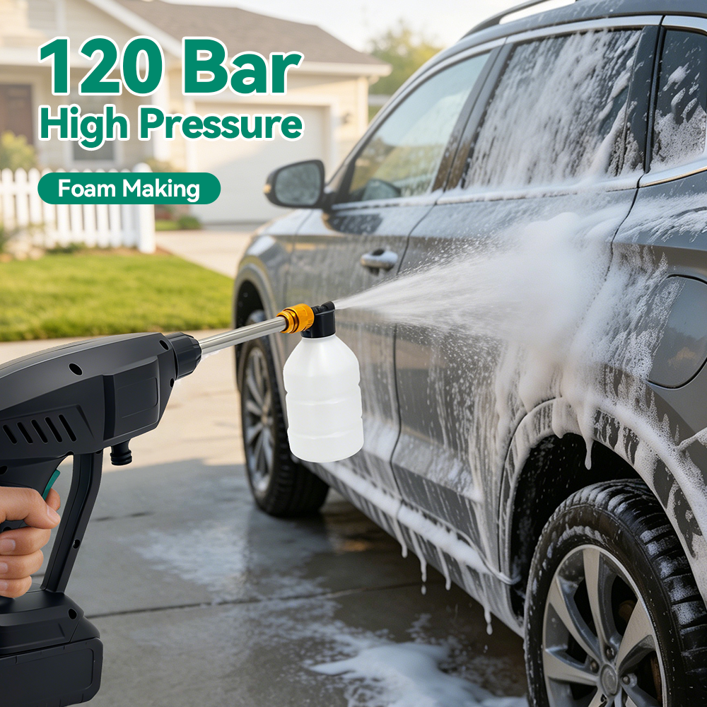 300W Car Washer Gun 120 Bar El - Gardening Tools Types recension och pris