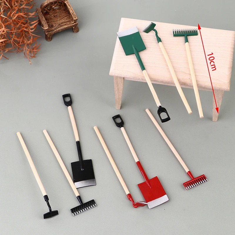 3Pcs 1:12 Dollhouse Miniatures - Gardening Tools Toys recension och pris