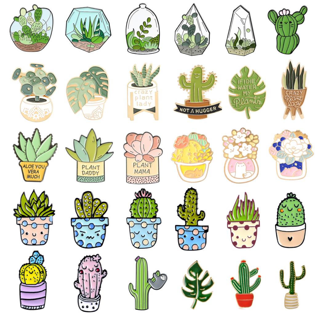 Potted Plant Brooch Monstera A - Gardening Tools Cute recension och pris