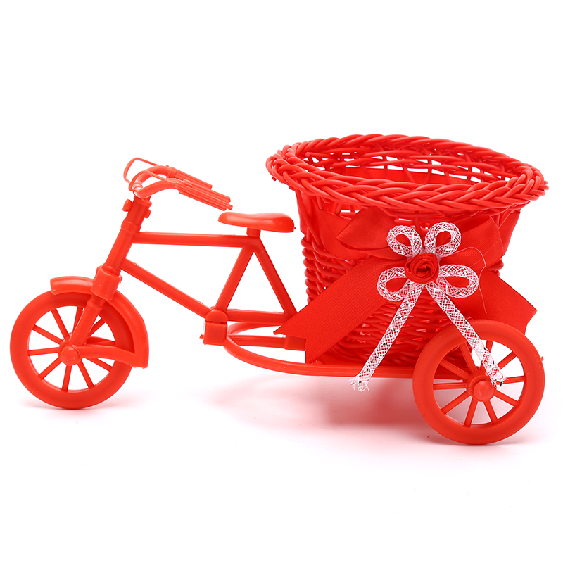 1Pc Rattan Bicycle Flower Bask - Gardening Tools Cute recension och pris