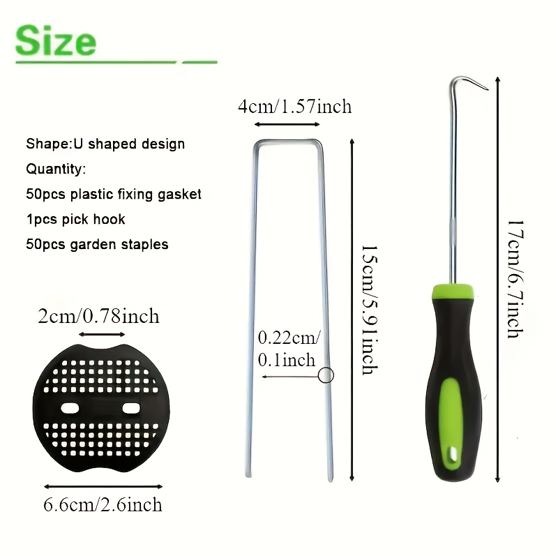 101pcs Garden Stakes Set - U-s - Gardening Tools Bundle recension och pris