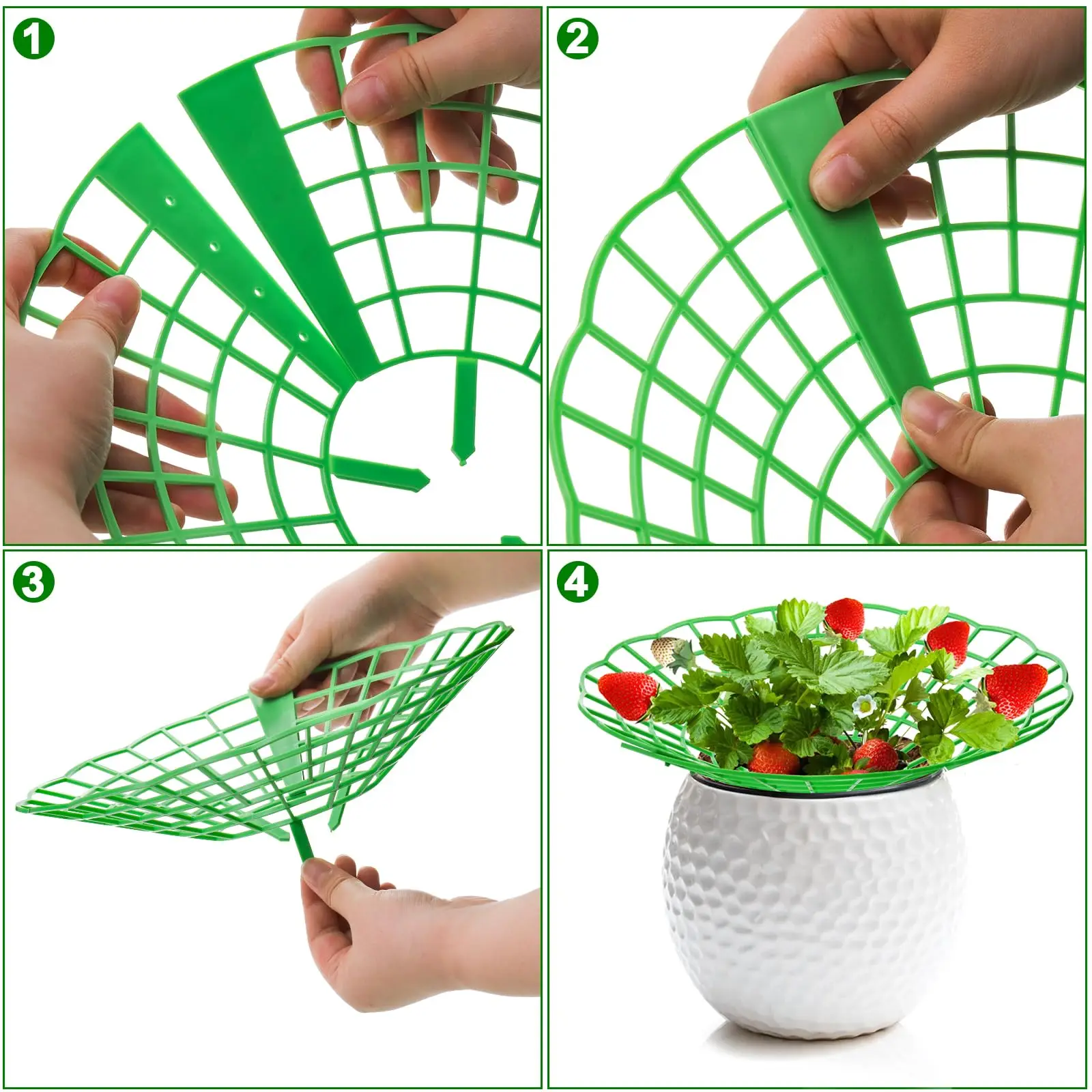 10PCS Vegetable Growing Rack G - Gardening Tools Rack recension och pris