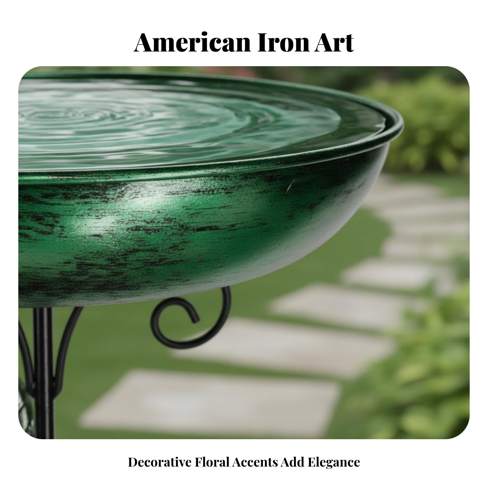 Wrought Avian Basin Bath Vinta - Gardening Tools Vintage recension och pris