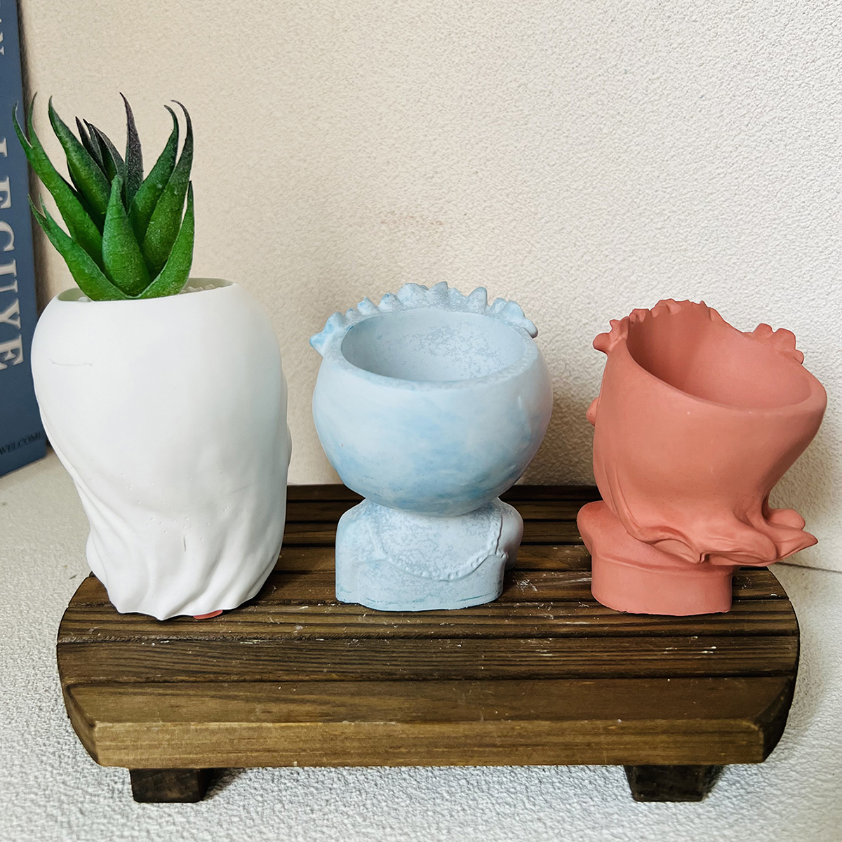 Cute Girl Plant Pot Silicone M - Gardening Tools Cute recension och pris