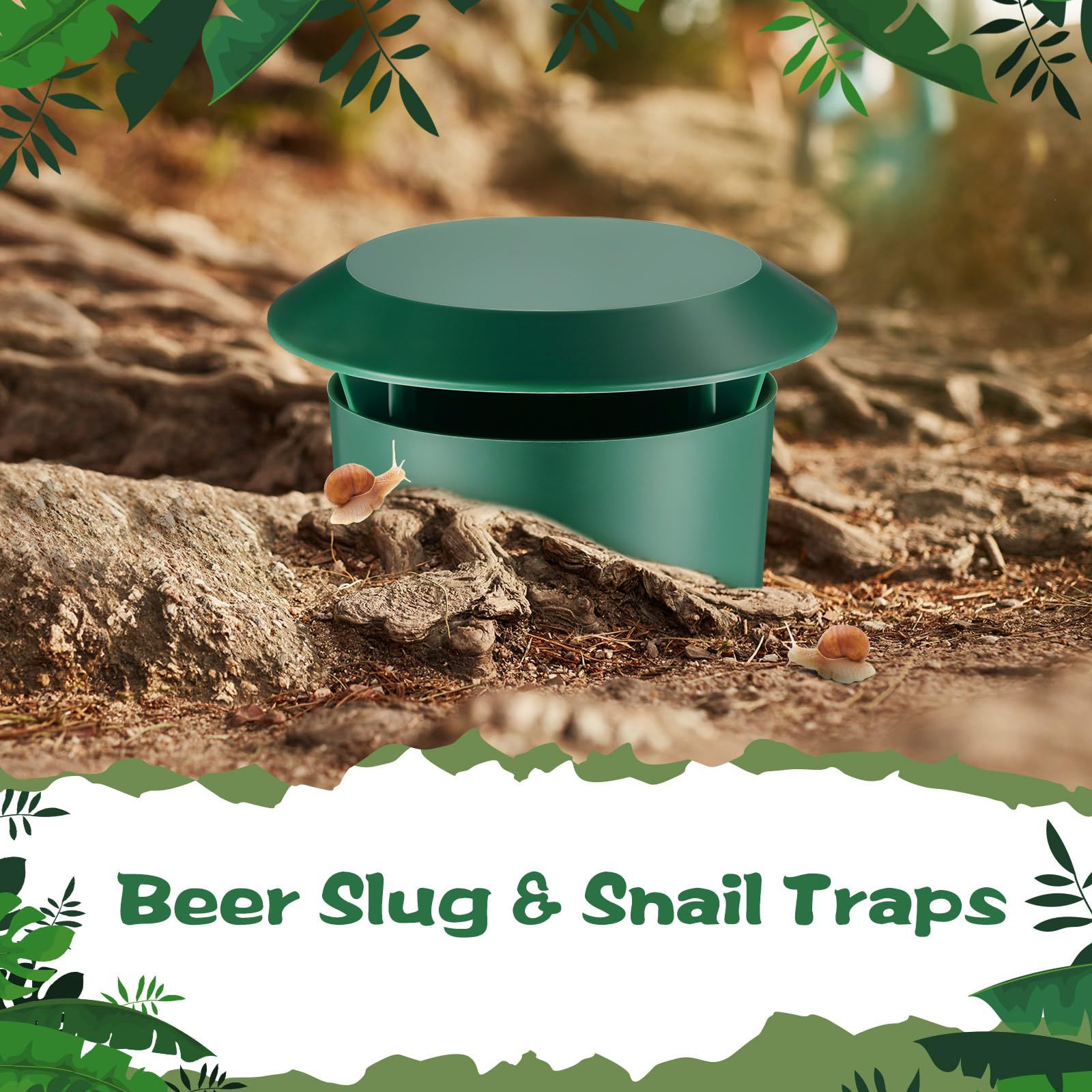 Plastic Snail Trap Cage, Reusa - Gardening Tools Rack recension och pris