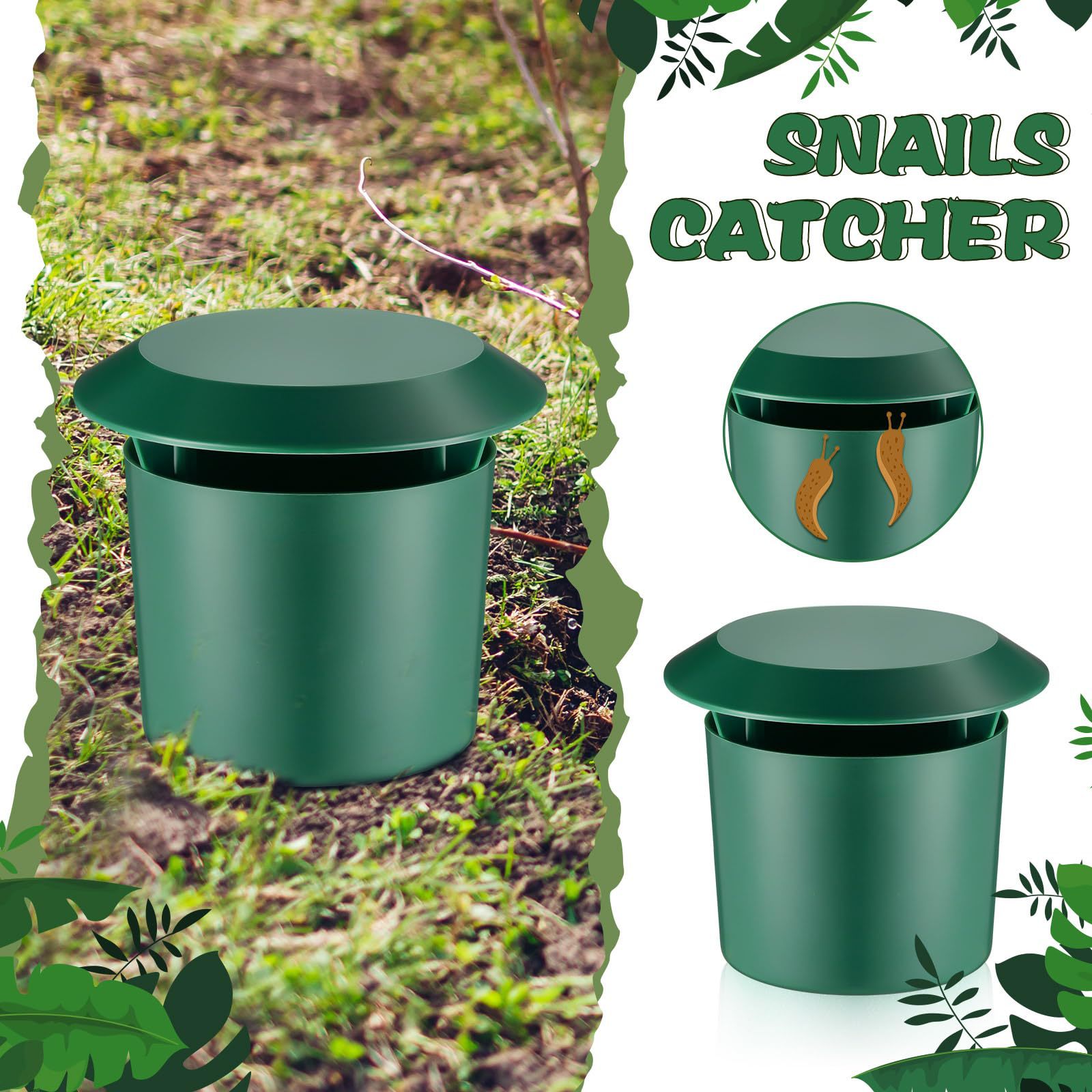 Plastic Snail Trap Cage, Reusa - Gardening Tools Rack recension och pris
