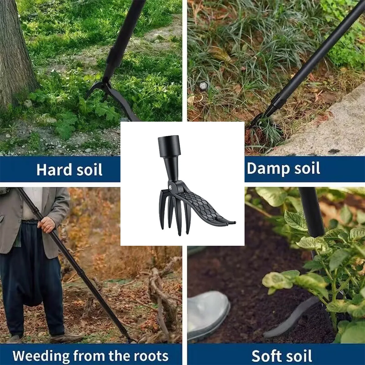 Stand Up Weed Puller Claw Tool - Gardening Tools Shovel recension och pris