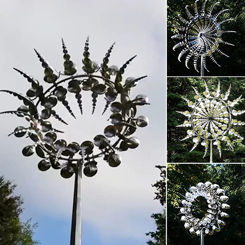 Metal Windmill Outdoor Wind Sp - Gardening Tools Unique recension och pris