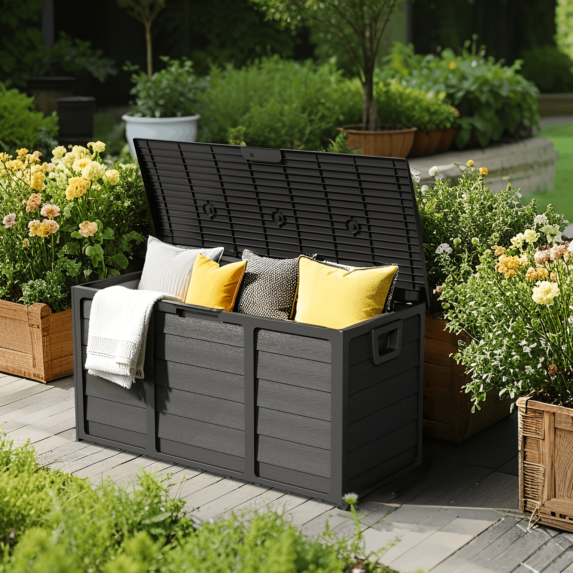 Weatherproof Resin Storage, 75 - Gardening Tools Rack recension och pris