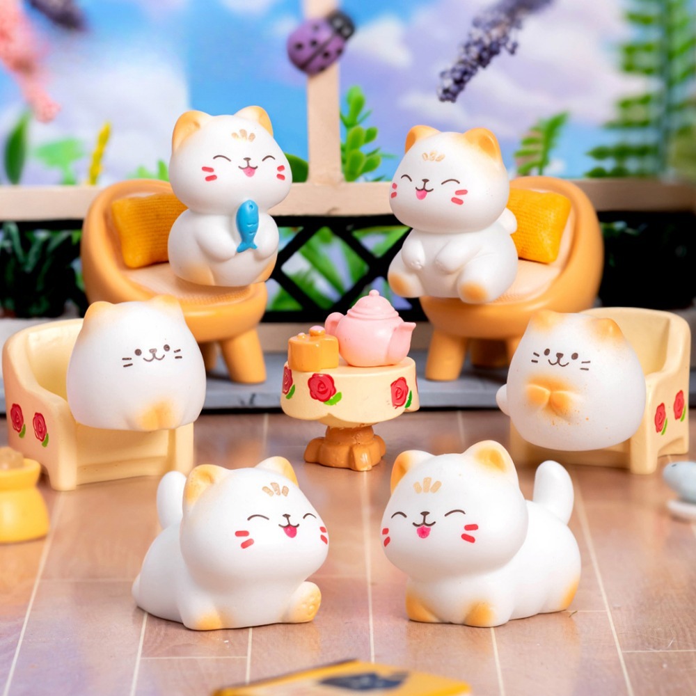 Kawaii Mini Cats Ornament Fair - Gardening Tools Toys recension och pris