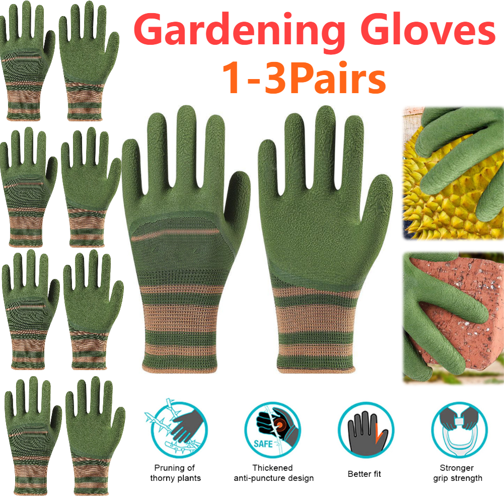 3-1 Pairs Durable Safety Glove - Garden Gloves Thorn Proof recension och pris