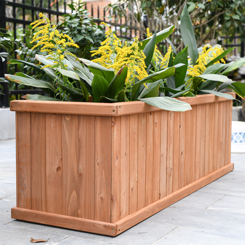 Outdoor Wooden Planter Pots Un - Gardening Tools Unique recension och pris