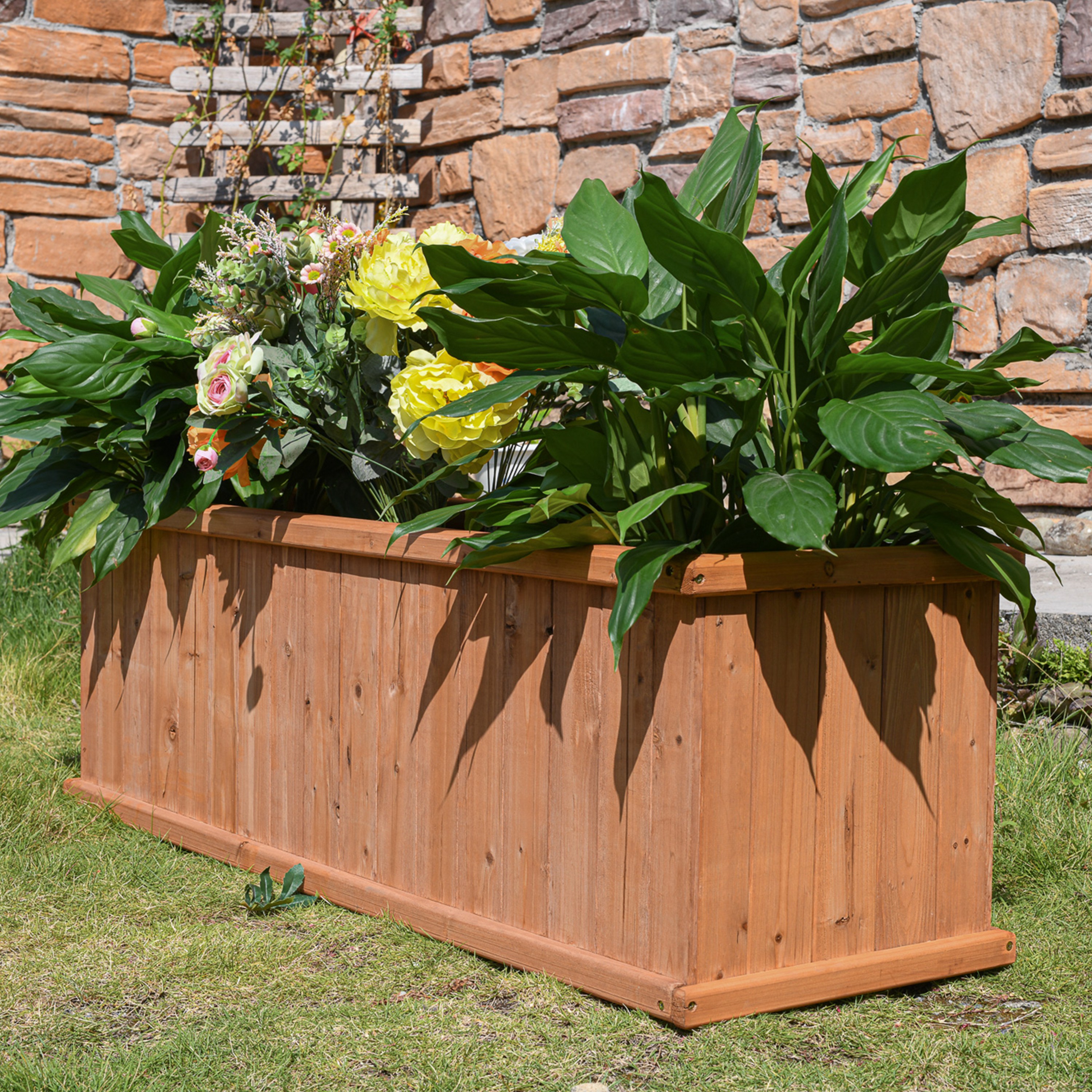 Outdoor Wooden Planter Pots Un - Gardening Tools Unique recension och pris