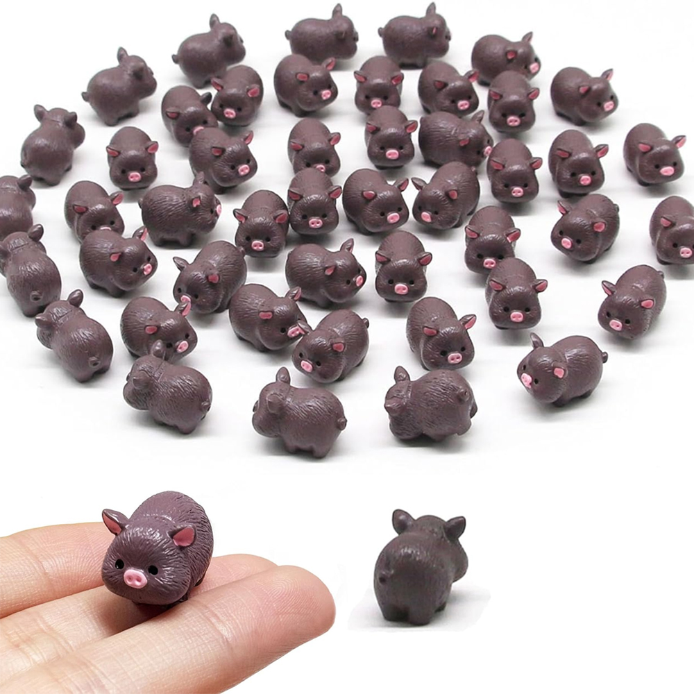 5/10pcs Cute Mini Resin Pigs M - Gardening Tools Cute recension och pris