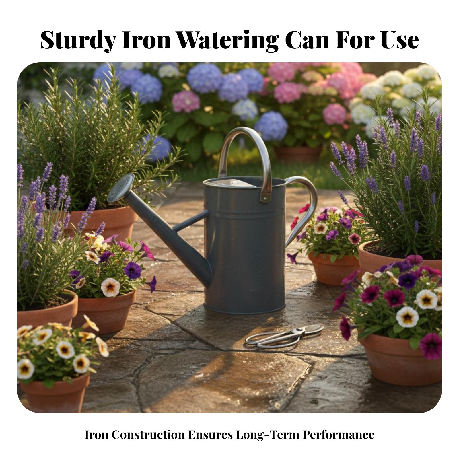 5L Garden Watering Pot Sturdy  - Gardening Tools Vintage recension och pris