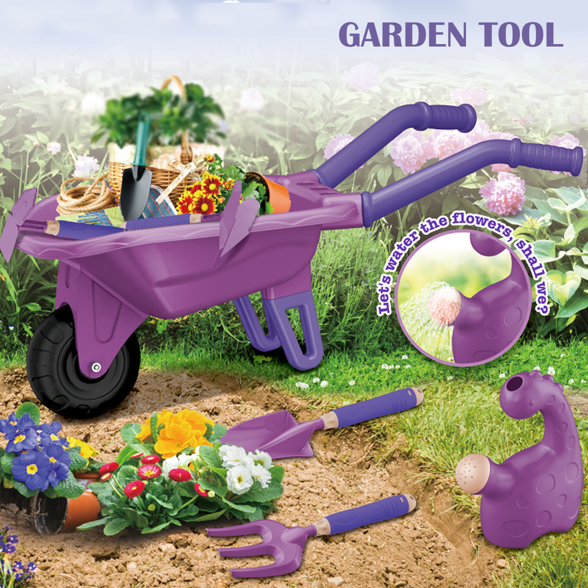 Gardening Tool Set Toys for ki - Gardening Tools For Toddlers recension och pris