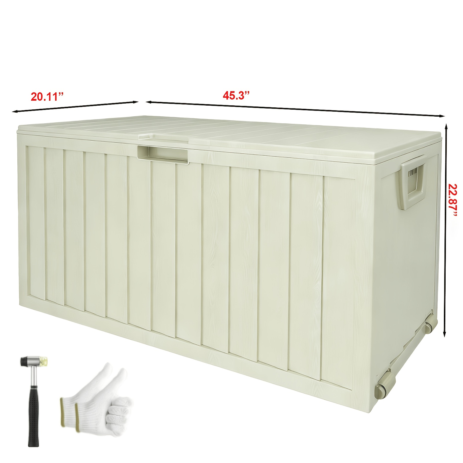 75/35 Gallon Outdoor Storage B - Gardening Tools Rack recension och pris
