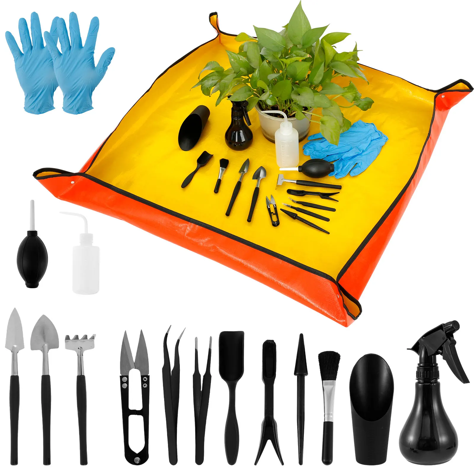 13/16Pcs Garden Succulent Plan - Gardening Tools Bundle recension och pris