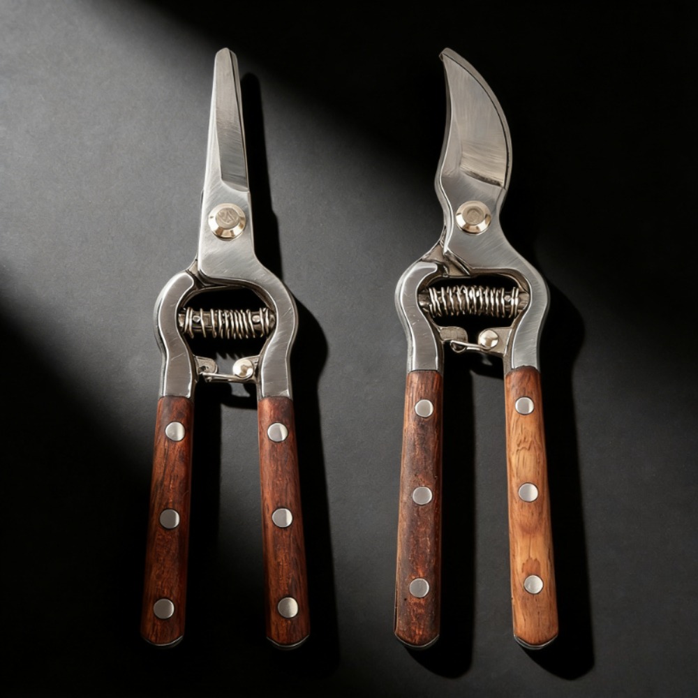 Vintage Wooden Handle Garden P - Gardening Tools Vintage recension och pris