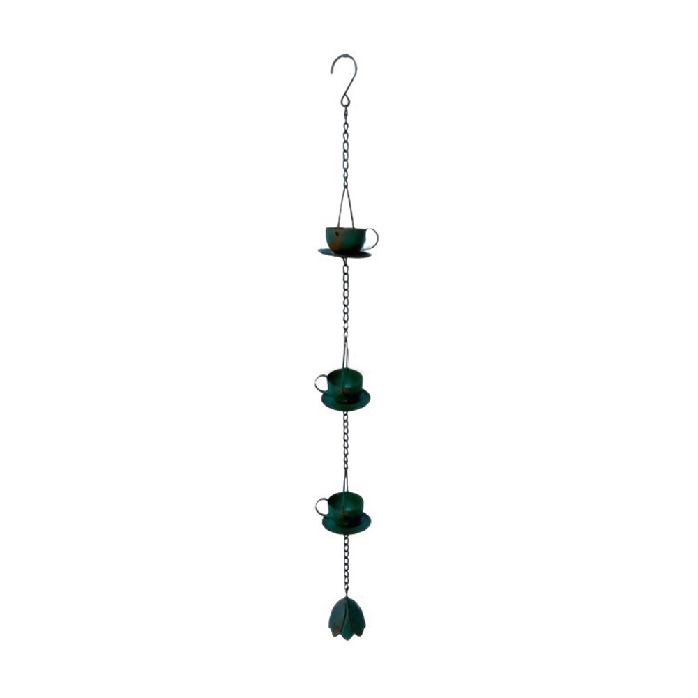 Teacup Rain Chain Decorative V - Gardening Tools Vintage recension och pris