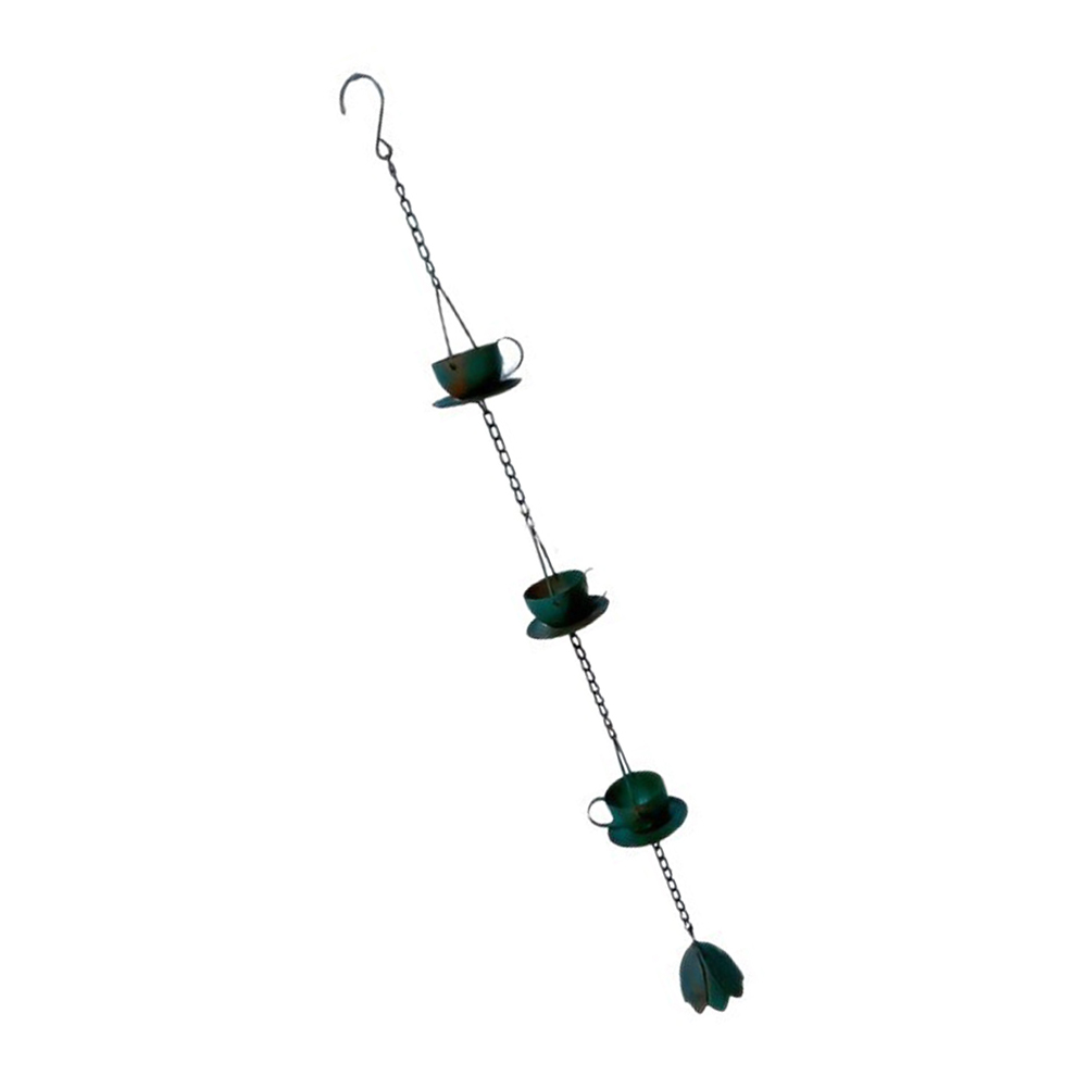 Teacup Rain Chain Decorative V - Gardening Tools Vintage recension och pris