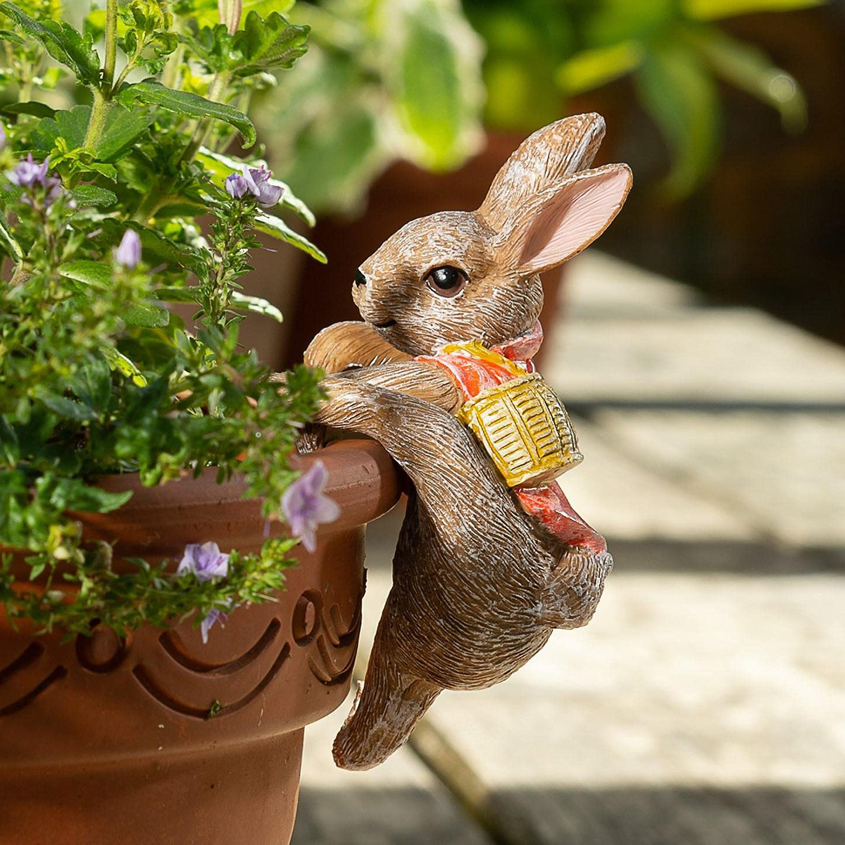 Cute Resin Rabbit Flower Pot H - Gardening Tools Cute recension och pris