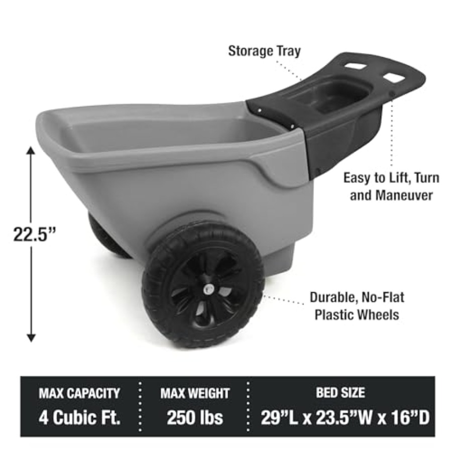 Garden wheelbarrow with tool s - Gardening Tools Made In Usa recension och pris