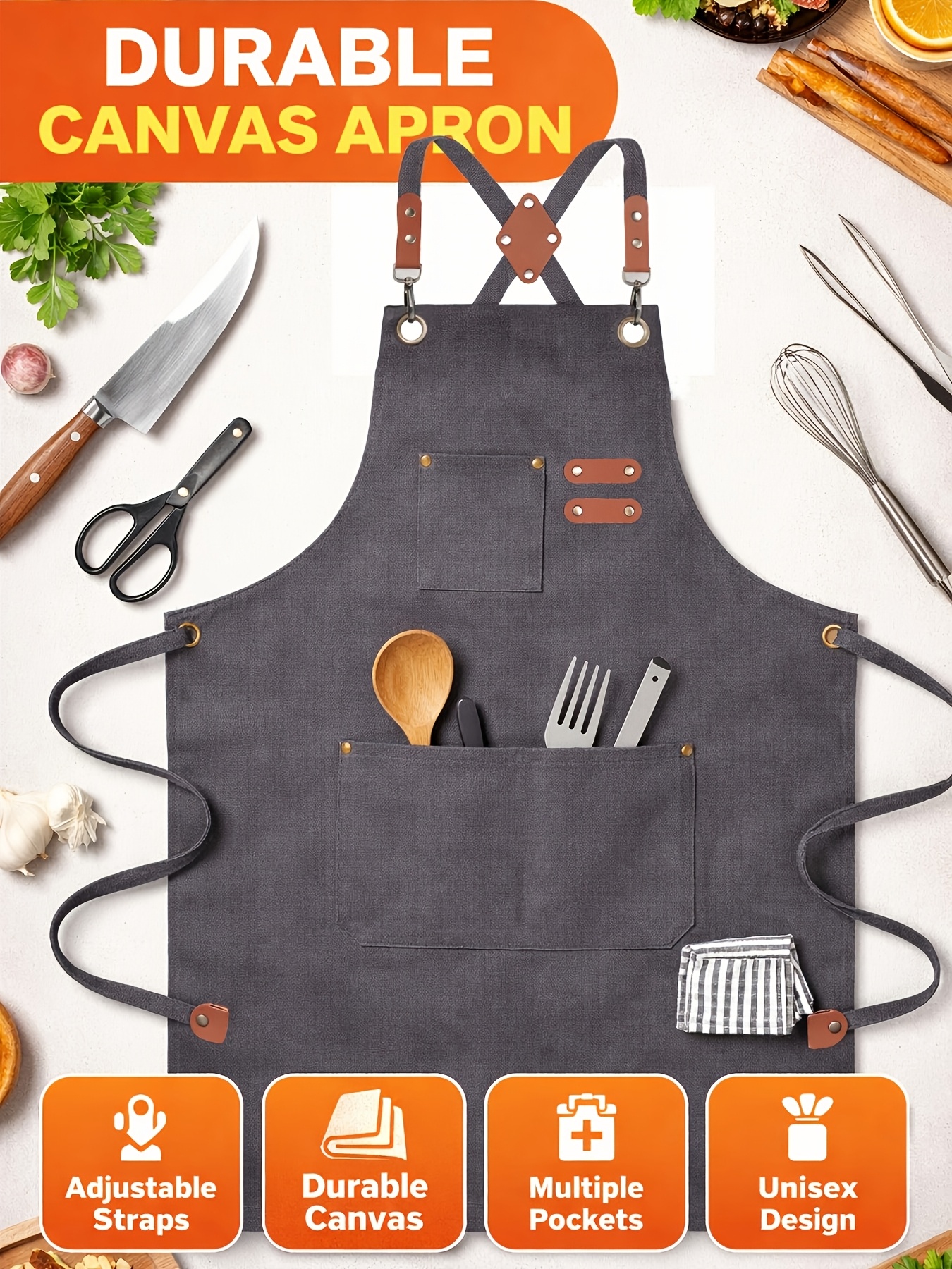 Festive Multi-Use Apron 12OZ C - Gardening Tools Gift Ideas recension och pris