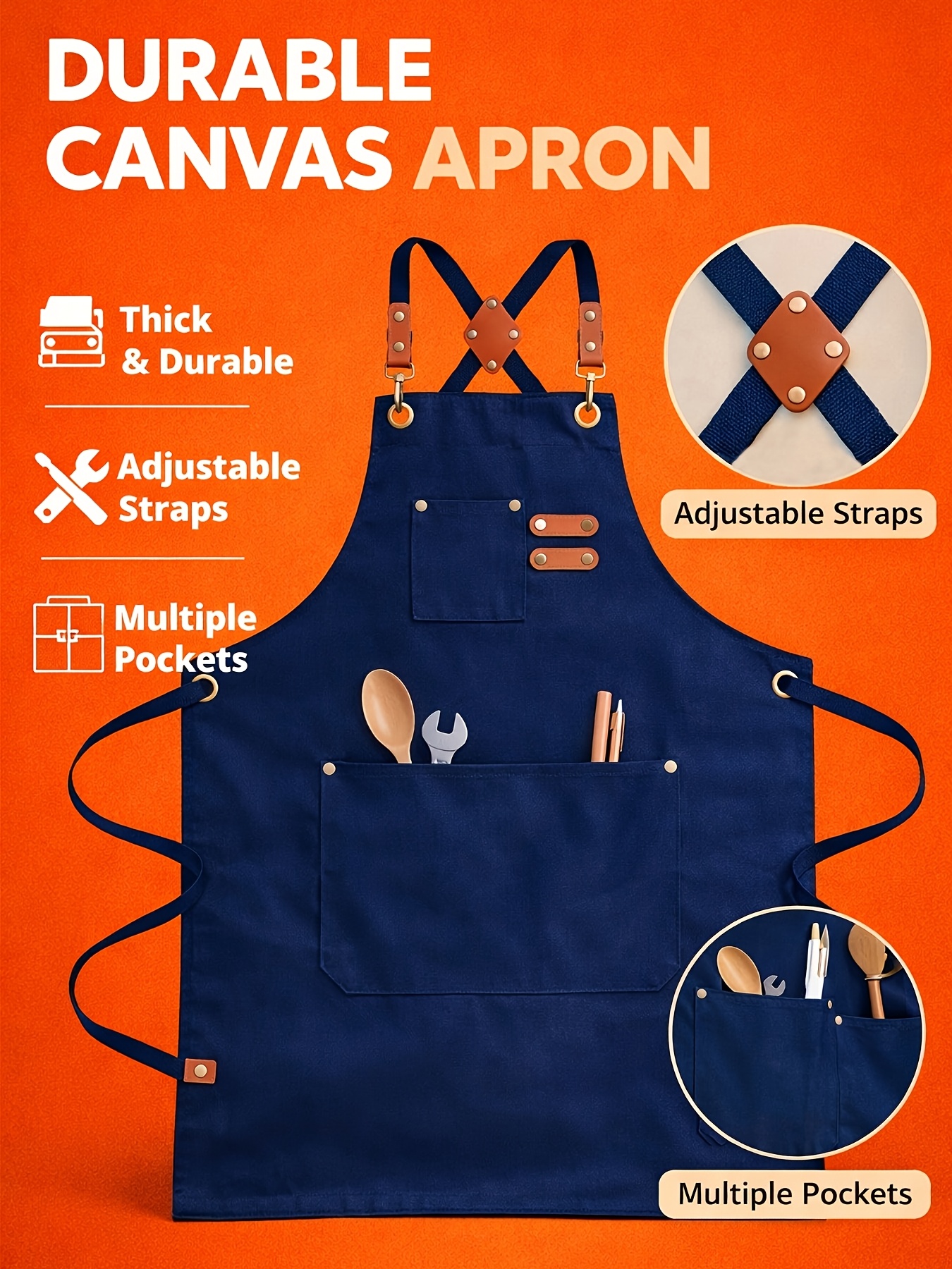 Festive Multi-Use Apron 12OZ C - Gardening Tools Gift Ideas recension och pris