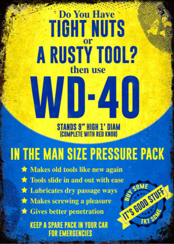 Vintage Retro WD40 Spray Garag - Gardening Tools Vintage recension och pris