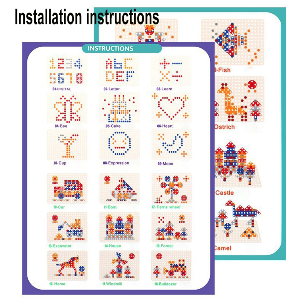 450Pcs Kids STEM Drill Set Cre - Gardening Tools For Toddlers recension och pris