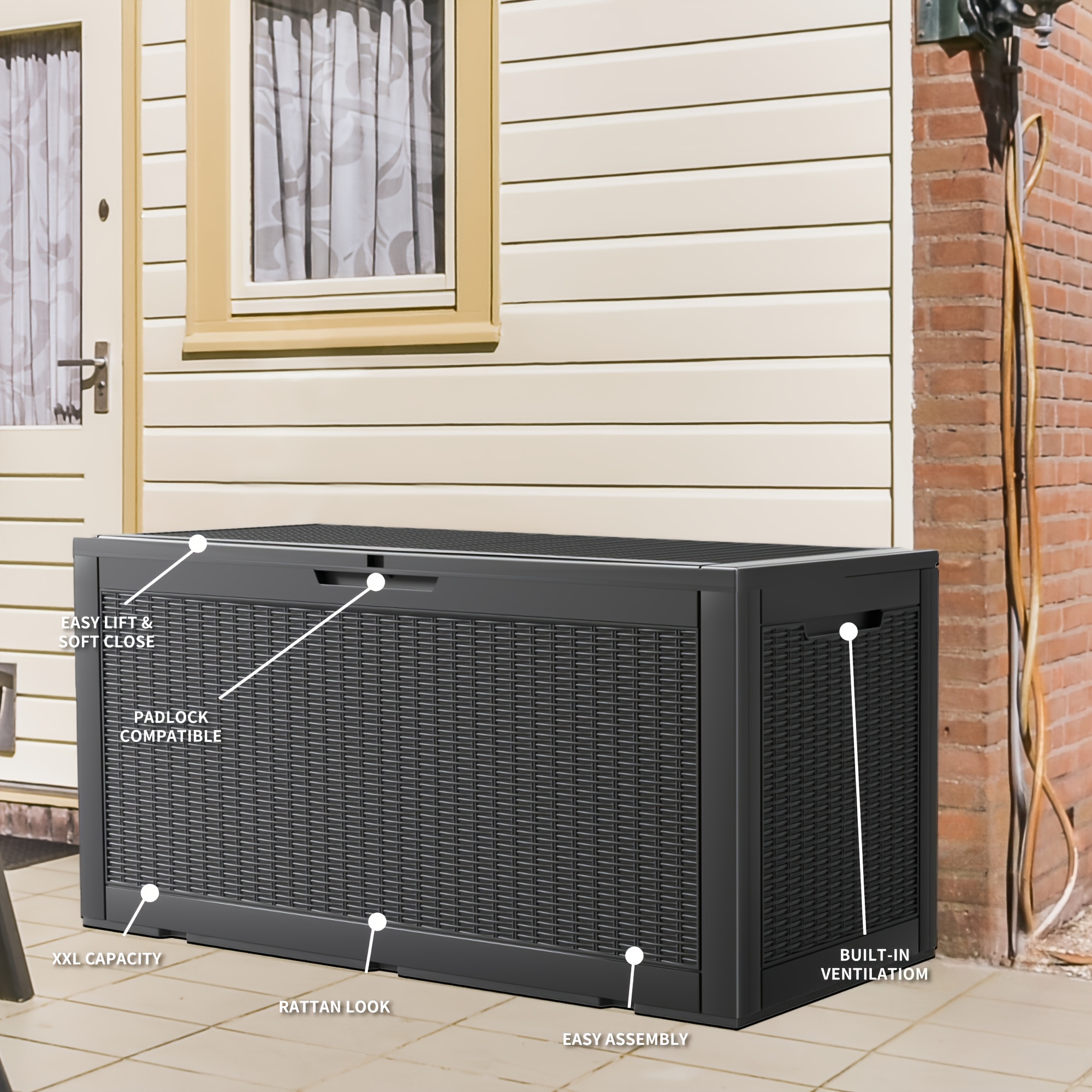 105 Gallon Waterproof Large Re - Gardening Tools Rack recension och pris