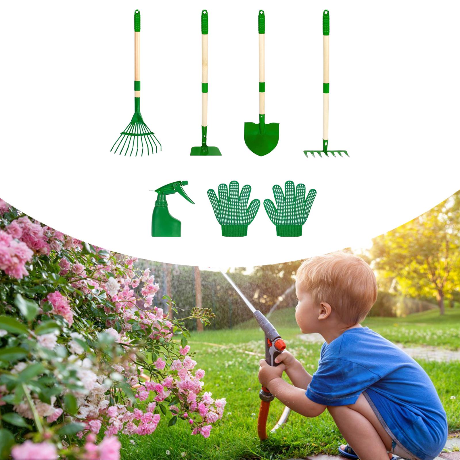 6 Pieces Kids Gardening Tools  - Gardening Tools Kids Set recension och pris
