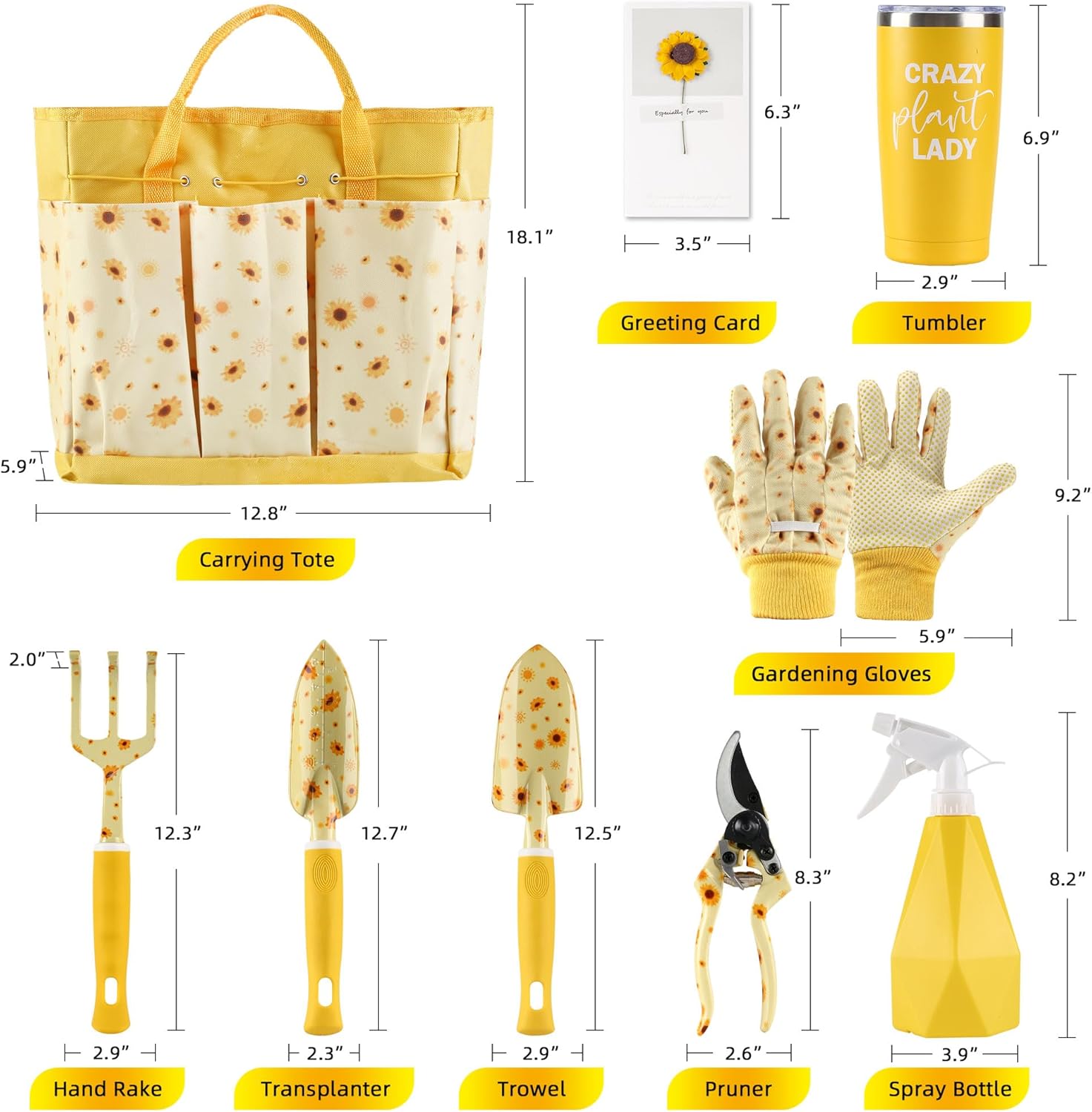 Gardening Tool Set for Women,  - Gardening Tools Gift Ideas recension och pris