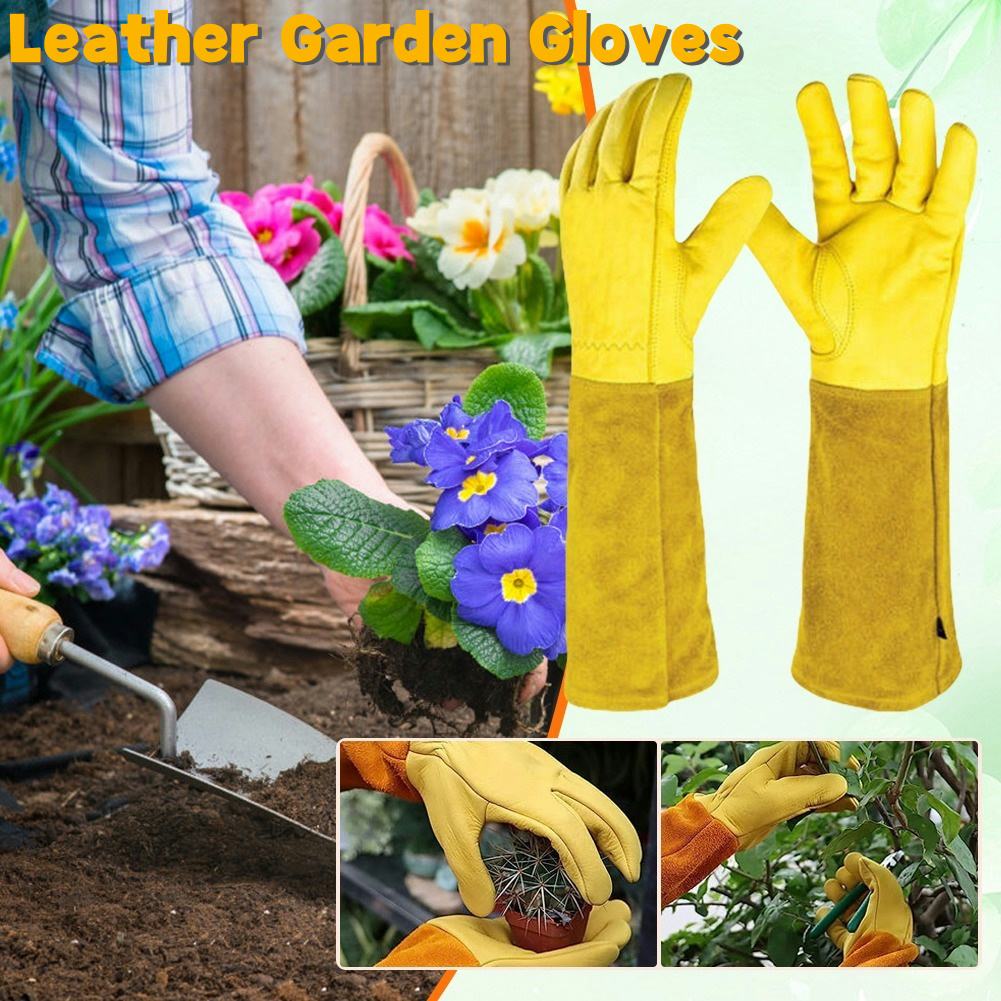 1 Pair Long Thorn Proof Garden - Garden Gloves Thorn Proof recension och pris