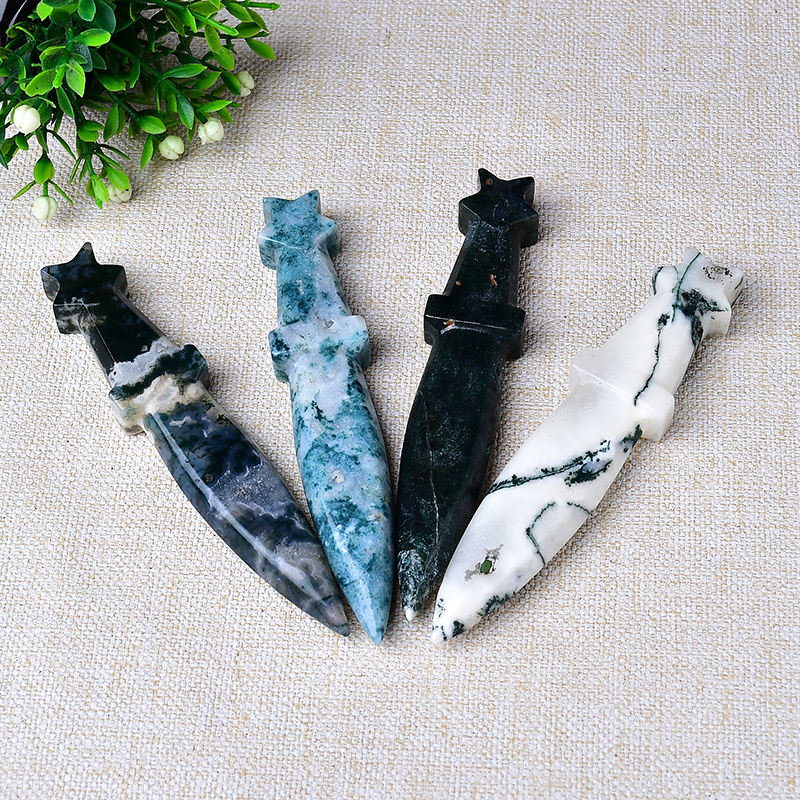 Natural Crystal Carved Witch's - Gardening Tools Unique recension och pris