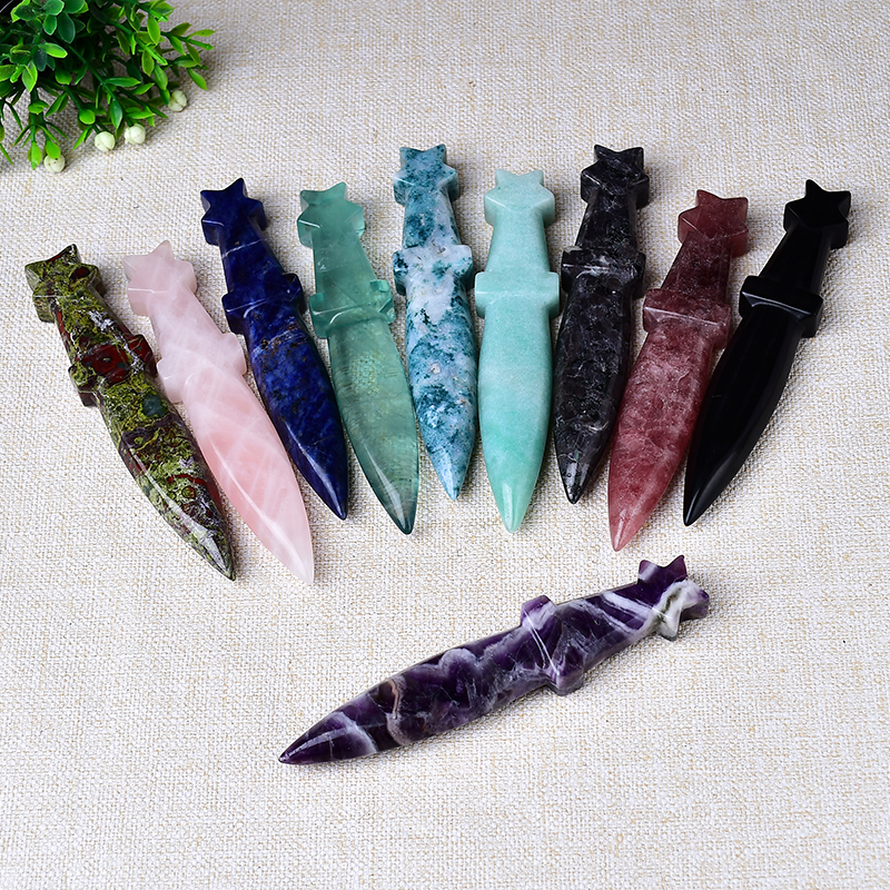 Natural Crystal Carved Witch's - Gardening Tools Unique recension och pris