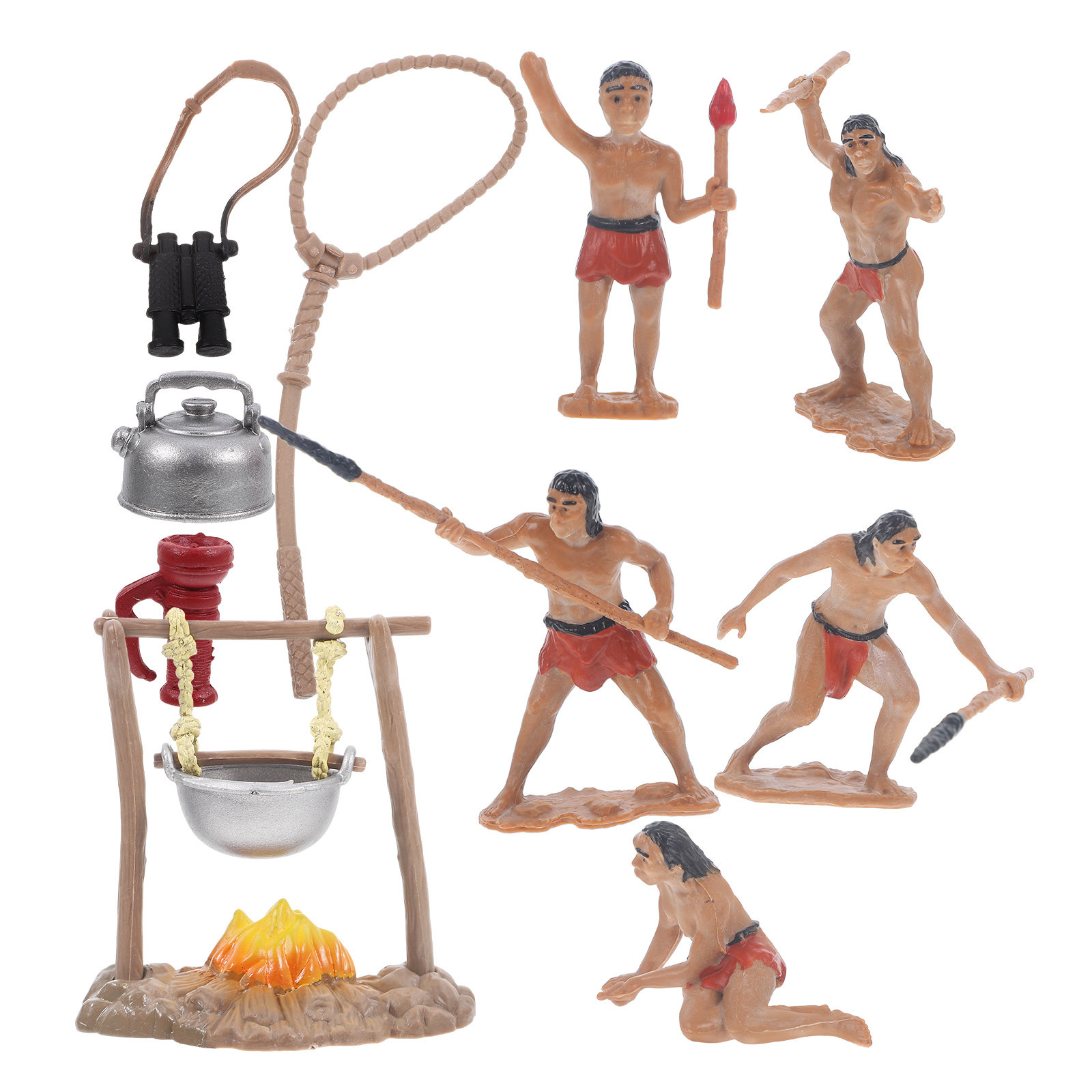 1Set Mini Primitive Men Decor  - Gardening Tools Toys recension och pris